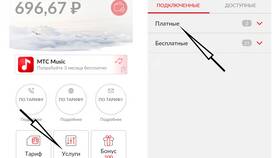 Как отключить услугу МТС Музыка в Шинсервис